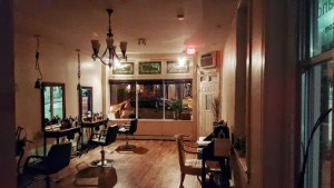 DryLand Hair Salon in Baltimore Night